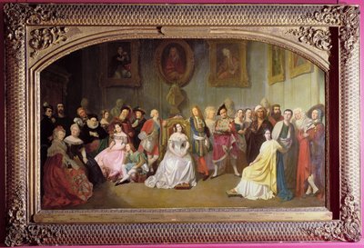 Members of the Comedie-Francaise in 1840 by Edmond A.F. Geffroy